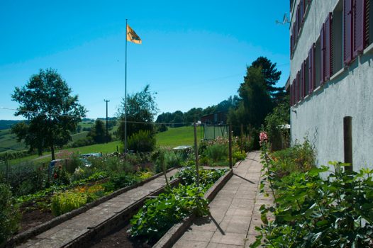 Berghof Hallau Bild vom Garten